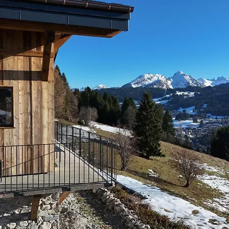 Chalet Cagou - - Vue Mont-blanc