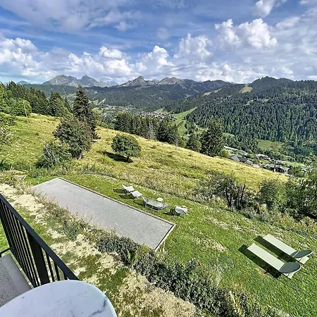Chalet Cagou - - Vue Mont-blanc